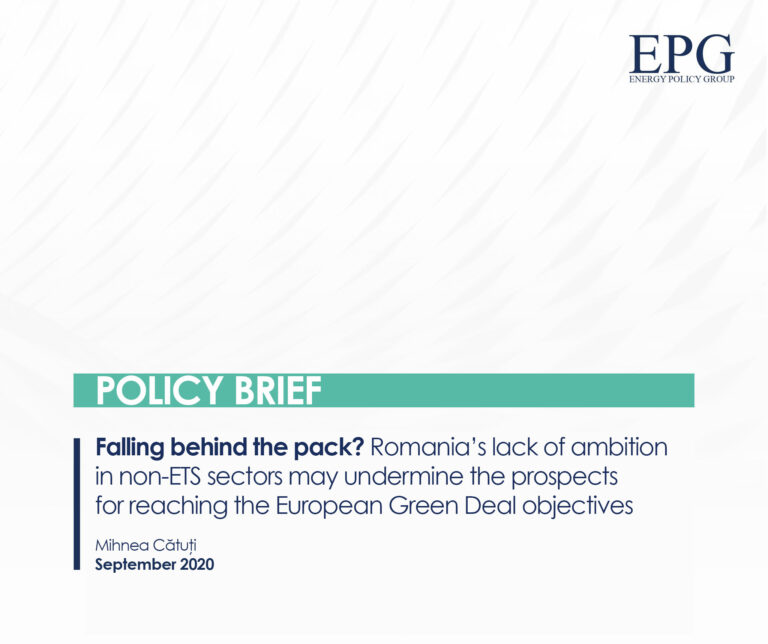 Falling behind the pack? Romania’s lack of ambition in non-ETS sectors may undermine the prospects for reaching the European Green Deal objectives