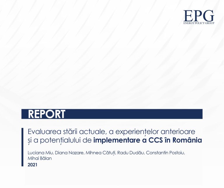 Evaluarea stării actuale, a experiențelor anterioare și a potențialului de implementare a CCS în România