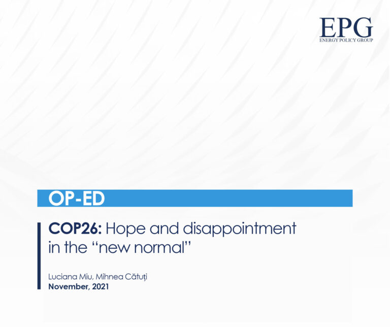 COP26: hope and disappointment in the “new normal”