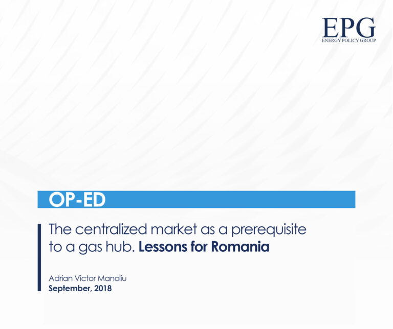 The centralized market as a prerequisite to a gas hub. Lessons for Romania