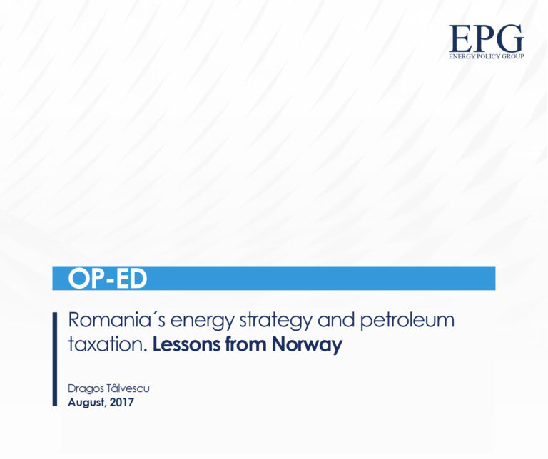 Romania´s energy strategy and petroleum taxation. Lessons from Norway