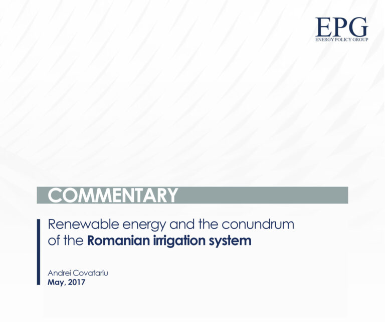 Renewable energy and the conundrum of the Romanian irrigation system