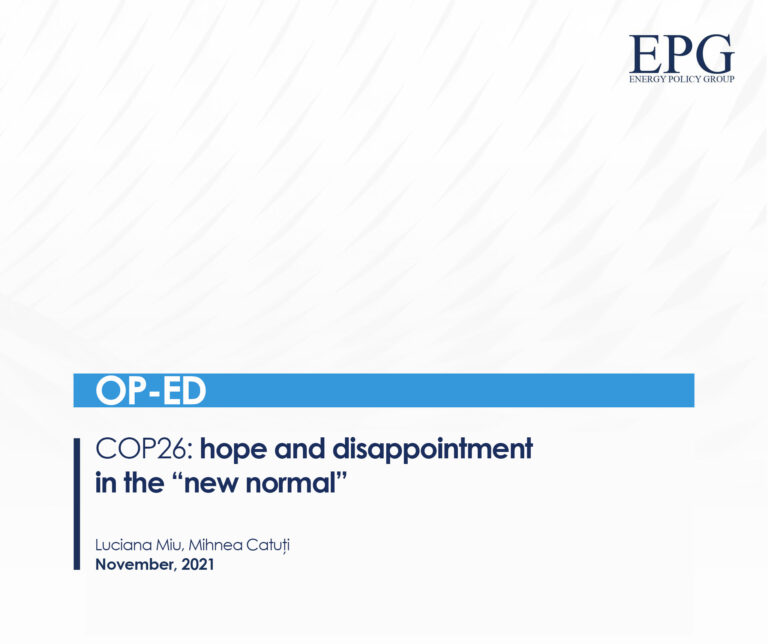 COP26: hope and disappointment in the “new normal”