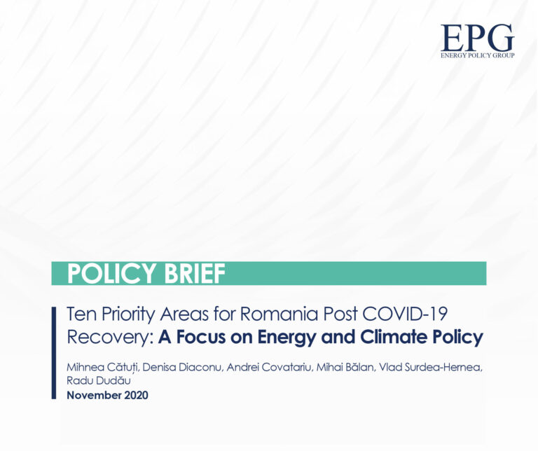 Ten Priority Areas for Romania Post COVID-19 Recovery: A Focus on Energy and Climate Policy