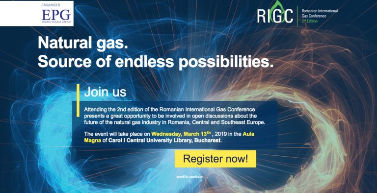 RIGC 2019: cele mai importante discuții despre viitorul energetic al României. A doua ediție a Romanian International Gas Conference