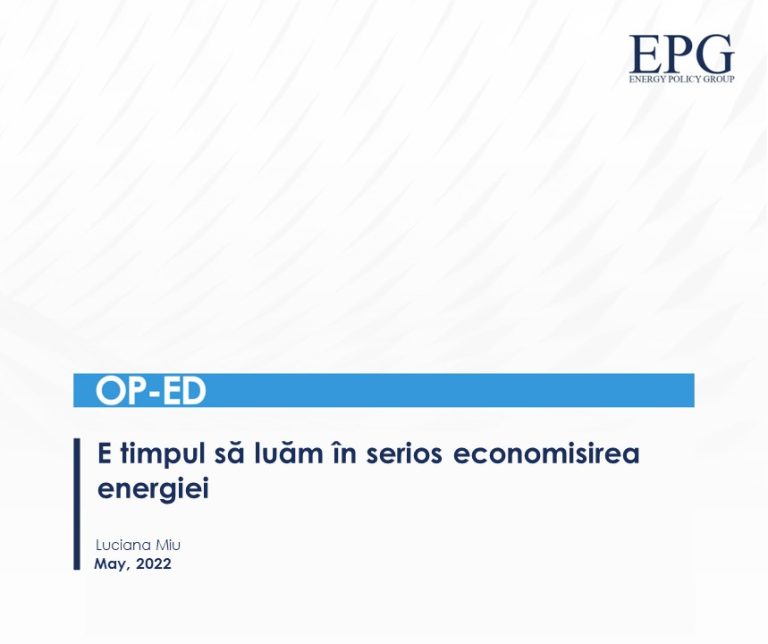 E timpul să luăm în serios economisirea energiei