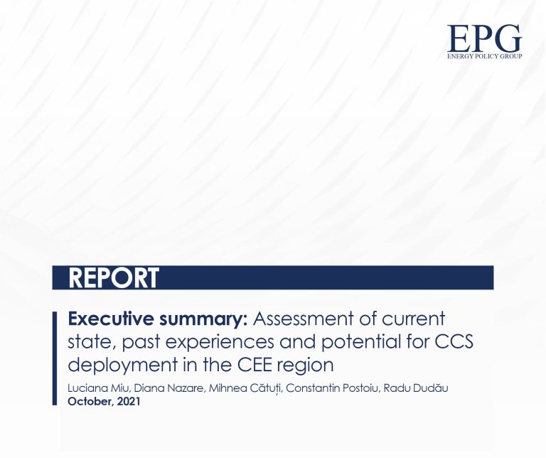 Executive summary: Assessment of current state, past experiences and potential for CCS deployment in the CEE region