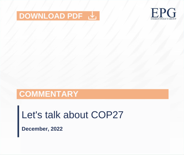 Let’s talk about COP27