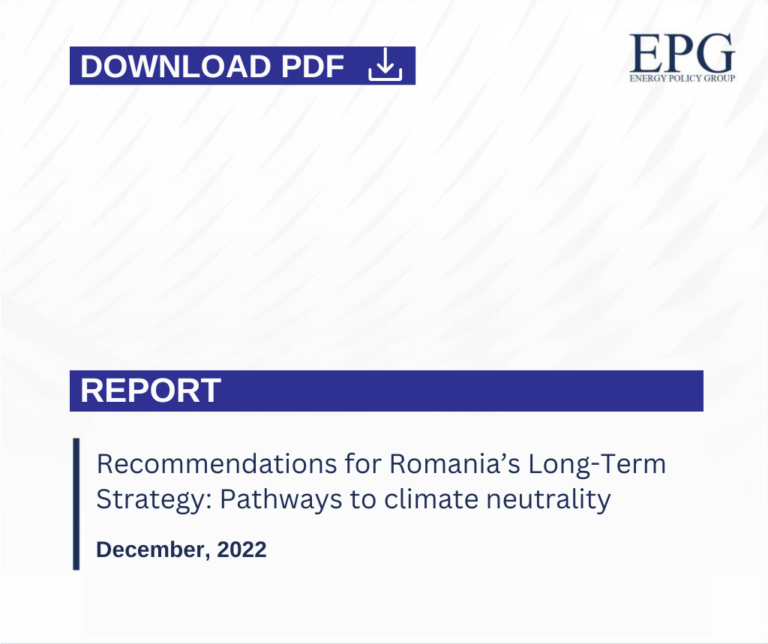 Recommendations for Romania’s Long-Term Strategy: Pathways to Climate Neutrality