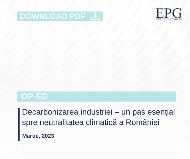 <strong>Decarbonizarea industriei – un pas esențial spre neutralitatea climatică a României</strong>