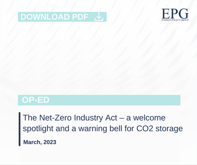 <strong>The Net-Zero Industry Act – a welcome spotlight and a warning bell for CO<sub>2</sub> storage</strong>