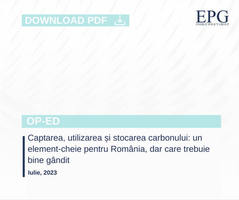 Captarea, utilizarea și stocarea carbonului: un element-cheie pentru România, dar care trebuie bine gândit