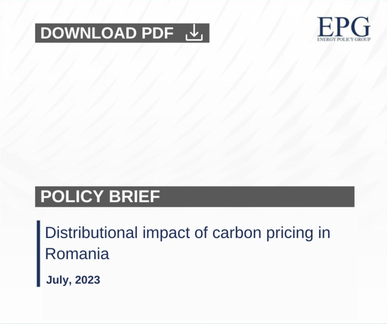 Distributional impact of carbon pricing in Romania