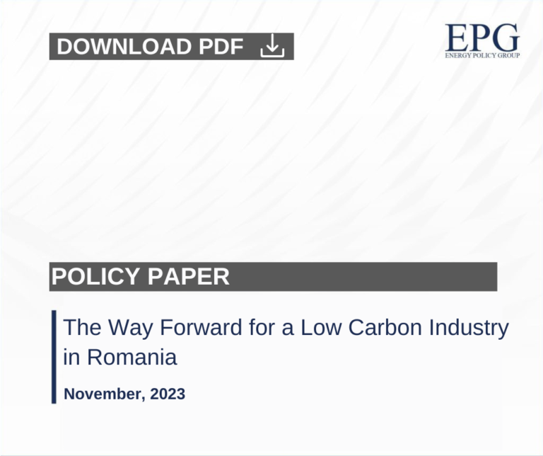 The way forward for a low-carbon industry in Romania