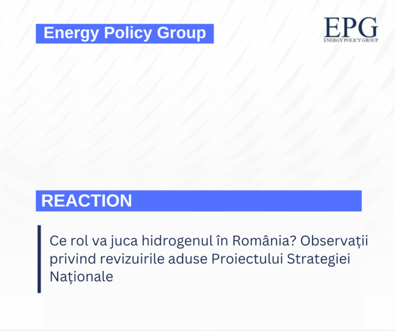 Ce rol va juca hidrogenul în România? Observații privind revizuirile aduse Proiectului Strategiei Naționale