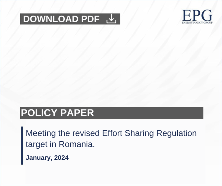Meeting the revised Effort Sharing Regulation target in Romania. Measures for the buildings and transport sectors