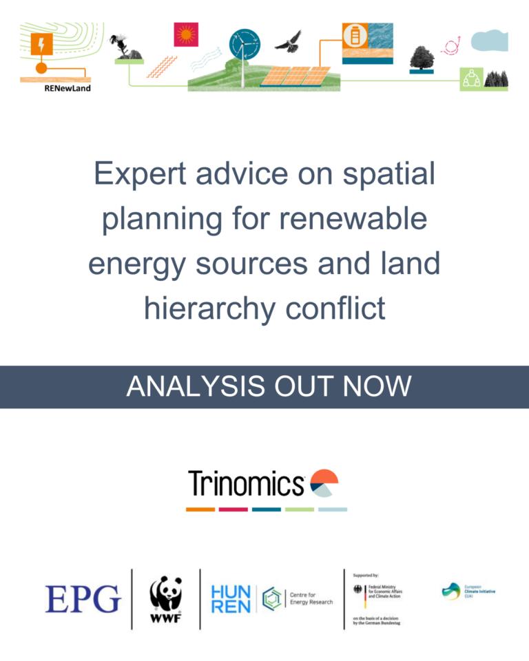 Expert advice on spatial planning for renewable energy sources and land hierarchy conflict