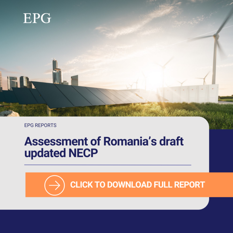 EPG REPORTS — Assessment of Romania’s draft updated NECP