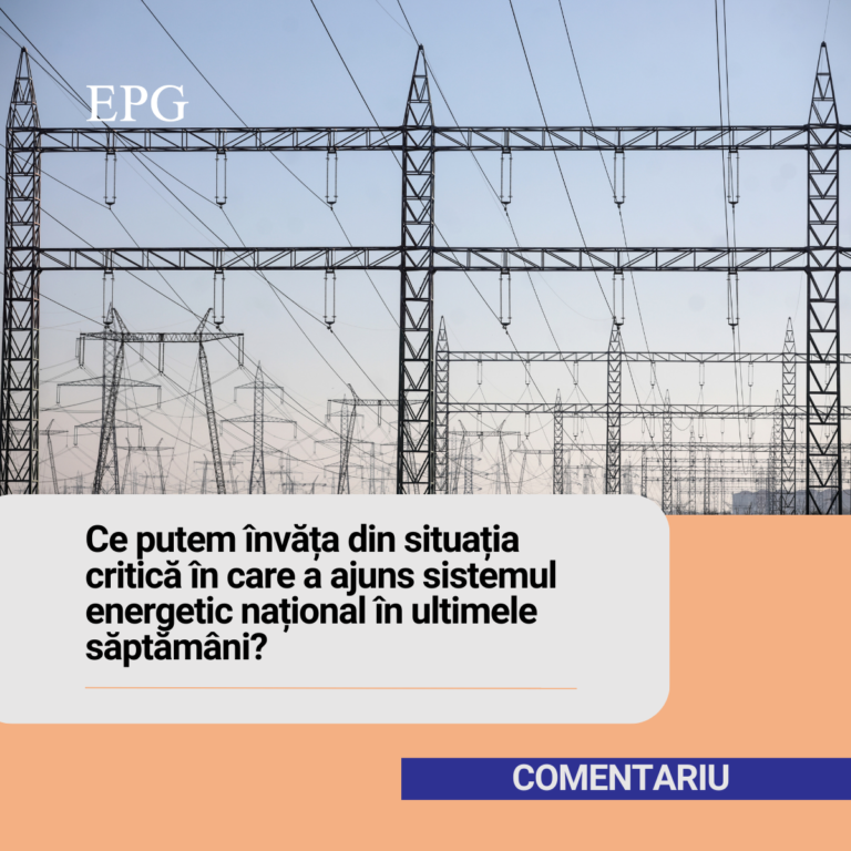 Ce putem învăța din situația critică în care a ajuns sistemul energetic național în ultimele săptămâni?