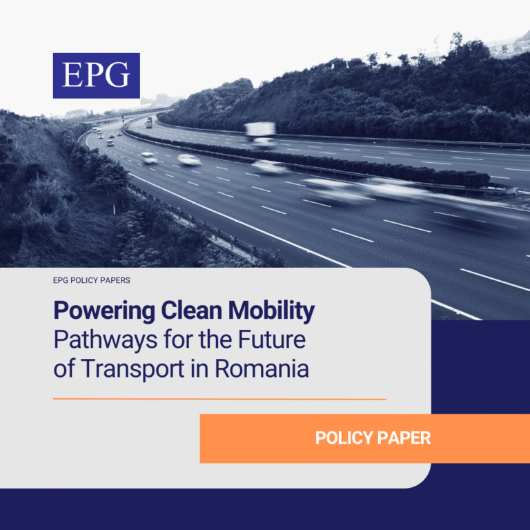 EPG thinktank Policy Paper Powering Clean Mobility