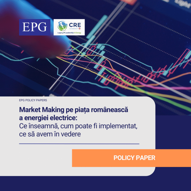 EPG think tank Market Making pe piața românească de energie electrică