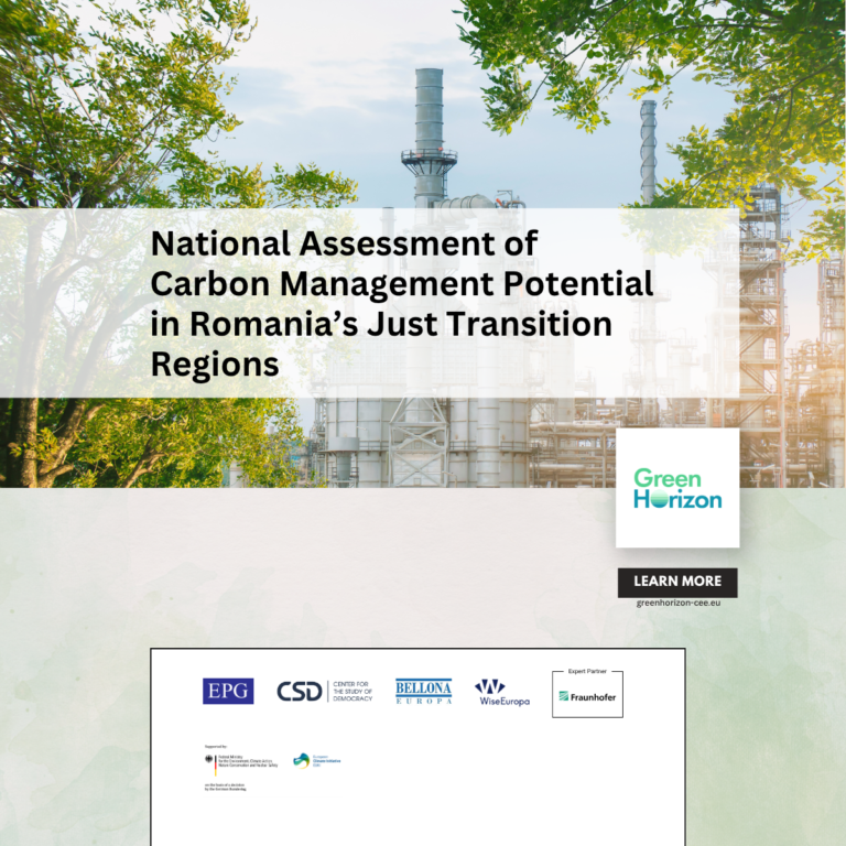 National Assessment of Carbon Management Potential in Romania’s Just Transition Regions